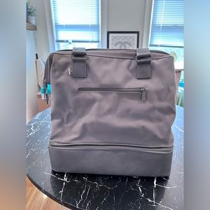 Beis Mini Convertible Weekender Bag in gray